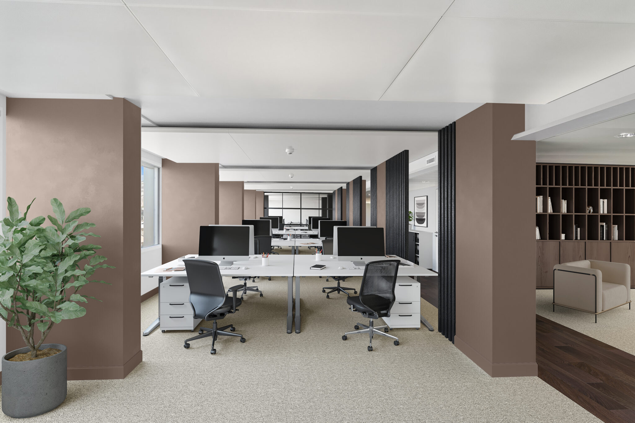 Local administratif à louer – 1000 m² – PAV – Acacias 50 – Carouge