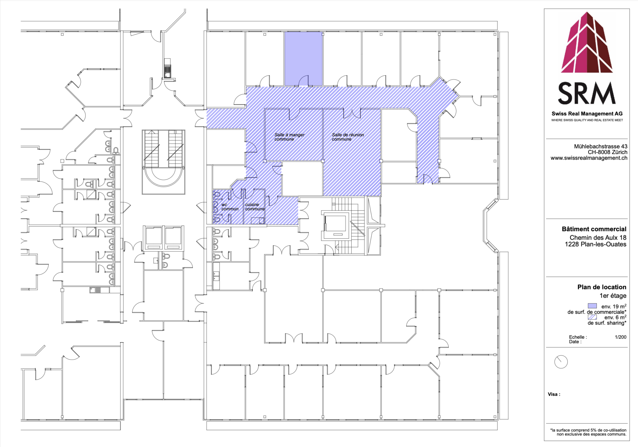 Atelier à louer – 25 m² – ZIPLO – Aulx 18 – Plan-Les-Ouates